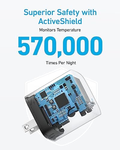 Premium Anker 67 W USB-C 315 Wall Charger – Compact Foldable Fast Charger with PIQ 3.0 Technology for Mac Book Pro/Air, i Phone 15/14, i Pad, Galaxy, Pixel, and Air Pods – Ideal for Home and Travel Power Needs