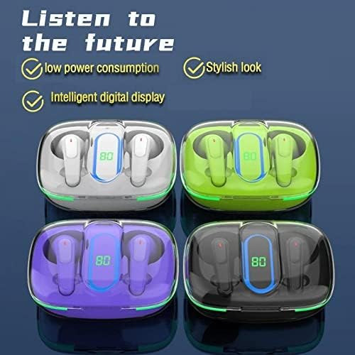 Pro 70 True Wireless Earbuds – Advanced Bluetooth 5.3 Earphones for i Phone & Android, Water-Resistant Design, Effortless Wireless Charging with LED Case, Integrated Microphone for Hands-Free Calls, Multitouch Controls for Ultimate Convenience, Perfect for Active Lifestyles and Music Enthusiasts