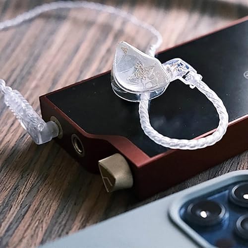 FAAEAL TANGZU Wan’er S.G Hi-Fi Earbuds – Premium Audiophile In-Ear Monitors Featuring 10 mm Dynamic Drivers for Enhanced Audio Clarity, Ergonomic Comfort Fit, Detachable 2-Pin Cable for Customization, Stylish Mixed Color Design, and Integrated Microphone for Effortless Hands-Free Calls and Versatile Listening Experiences