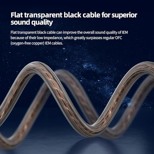 Elevate Your Audio Experience with CCA Polaris Dual Driver Wired Earbuds – Customizable In-Ear Monitors with 4 Tuning Switches & Detachable Cable for Musicians, Singers, and DJs (Gun, with Mic) – Unmatched Sound Clarity and Comfort for Professionals and Enthusiasts