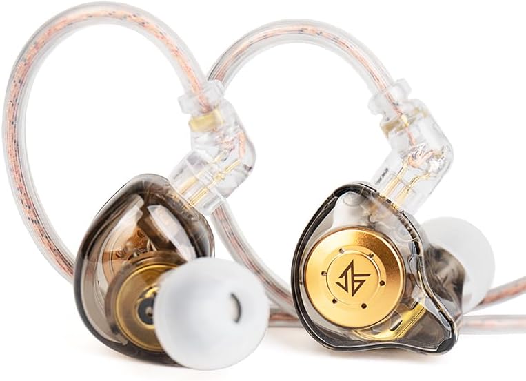 KZ EDX PRO Hi-Fi Wired Earbuds: Premium In-Ear Monitors with 10 mm Dynamic Driver for Rich Bass & Unmatched Comfort – Detachable Cable for Seamless Connectivity & Superior Audio Experience – Ideal for Audiophiles and Daily Listeners