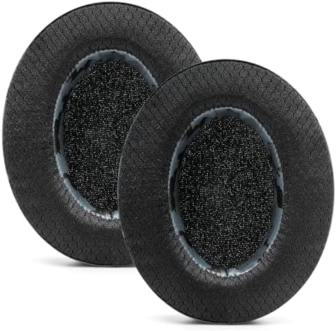 Upgrade Your Arctis Nova Experience with WC Freeze Cooling Gel Earpads – Optimal Comfort and Enhanced Sound Isolation for Pro Wired, Nova 7, 5, 4, 3, 1 Headsets – Designed by Wicked Cushions | Black | Superior Hybrid Fabric Technology for Long Gaming Sessions