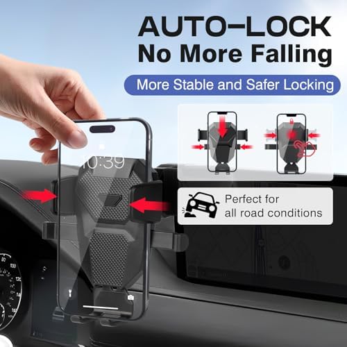 Elevate Your Driving with the Premium Air Vent Phone Mount for 2021-2025 Genesis GV80 – Adjustable Hands-Free Holder for 10.25-Inch Screens, Ultra-Stable Design for Safe Navigation and Enhanced Smartphone Compatibility