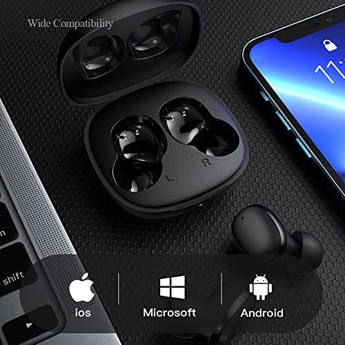 Kamon K11 Premium Wireless Earbuds with Bluetooth 5.3, Waterproof In-Ear Design, Touch Control, and Wireless Charging Case – Unmatched Sound Quality for i Phone 14, 13, Samsung, and Active Lifestyles (Black) – Ultimate Durability & Seamless Connectivity