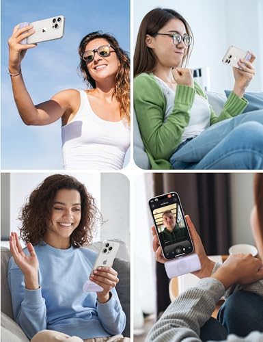 RORRY Ultra-Compact 5000 m Ah Power Bank for i Phone 15 & 16 – Foldable USB-C Fast Charger with 15 W Output, Sleek Black Design for Apple Devices and Apple Watch, Perfect for On-the-Go Power Needs