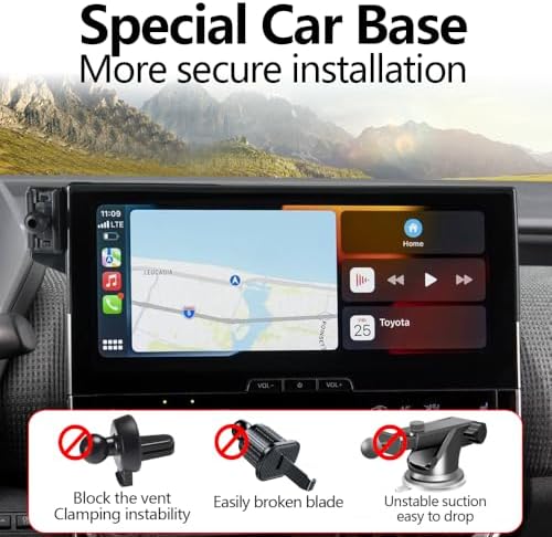 Elevate Your Drive: Premium Car Phone Holder Mount for Toyota BZ4 X (2023-2025) & Subaru Solterra – 360-Degree Adjustable Cradle for Safe Navigation & Hands-Free Calling – Effortless Installation & Sleek Interior Design