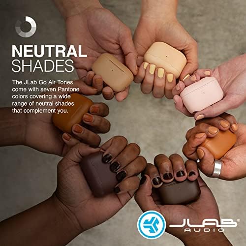 JLab Go Air Tones+ True Wireless Earbuds – Ultimate Bluetooth Audio Experience with 32+ Hours Playtime, Effortless Auto Pairing, Customizable EQ3 Sound Profiles, and Touch Control Functionality in Chic Earthtone Design – Ideal for Active Lifestyles and All-Day Wear Comfort