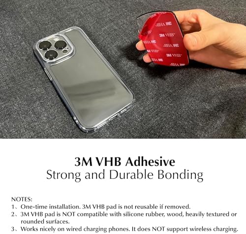 M2 Universal Magnetic Phone Ring Stand – Sleek Black N52 Grip and Kickstand for i Phone, Galaxy & Android Devices – Secure Adhesive for Ultimate Stability and Hands-Free Viewing Experience Elevate your smartphone use with the M2 Magnetic Phone Ring Stand, designed for optimal functionality and style. This innovative accessory features a powerful N52 magnet, ensuring a secure hold and stability across all smartphones, including i Phone models, Pro Max, Galaxy, and Android devices. With easy adhesive application, it delivers reliable attachment and peace of mind against accidental drops. The compact and lightweight design seamlessly integrates into your daily routine, providing a comfortable grip and a versatile kickstand for hands-free viewing. Perfect for streaming videos, video calls, or navigation, the M2 Phone Ring Stand enhances your smartphone experience while maintaining a sleek aesthetic. Invest in durability and practicality with this essential smartphone accessory, and enjoy confident usage every day.