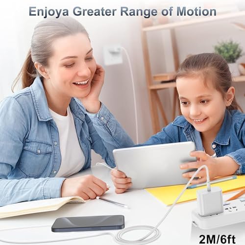 Elevate Your Charging Experience with the 20 W USB-C Power Adapter & 10 ft Type C Cable – Perfectly Engineered for i Phone 16/15, i Pad Pro, and Air Pods – Compact Wall Charger for Accelerated Power Delivery and Unmatched Portability – Superior Charging Speed for All Your Apple Devices on the Go