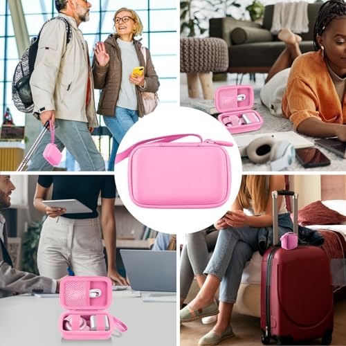 co2 CREA Green Hard Case for Anker Mag Safe UFO 3-in-1 Mag Go Wireless Charger Station – Travel-Friendly Foldable Charging Pad Protector with Enhanced Compatibility and 15 W Fast Charging Capability, Ideal for On-the-Go Charging Solutions
