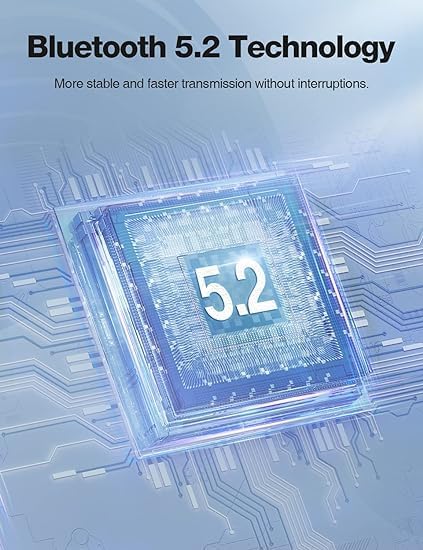 Rythflo V5.2 Premium Wireless Bluetooth Earbuds – Sweatproof Neckband Headphones with Deep Bass, 30-Hour Battery Life, and Built-in Microphone for Ultimate Comfort and Connectivity – Perfect for Athletes and Music Lovers on the Go