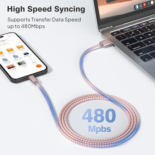 Versatile Elebase USB C Charger Cable Trio – 1.5/3.3/6.6 FT Fast Charging Cords for i Phone 15/16 Max, Samsung Galaxy S8-S24, and Motorola Devices – Durable, Tangle-Free Design for Rapid Data Transfer and Enhanced Compatibility