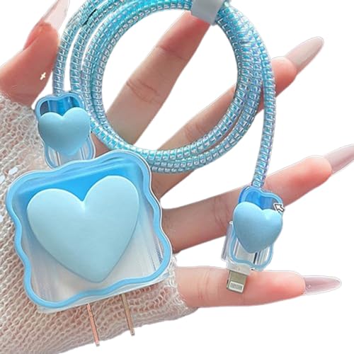 Vibrant Purple Heart-Shaped USB Charger Protector for i Phone – Stylish Silicone Data Cable Guard with Rapid Charging Capability, Ideal for Trendy Tech Enthusiasts and Mobile Users