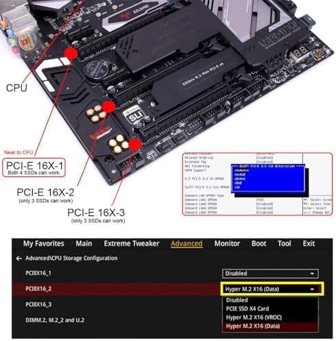 Elevate Your Computing Power: Cablecc SFF-8612 Oculink to M.2 NVMe PCIe SSD Enclosure Adapter for 2280 SSDs – Ultimate Speed and Compatibility Upgrade for Your Mainboard