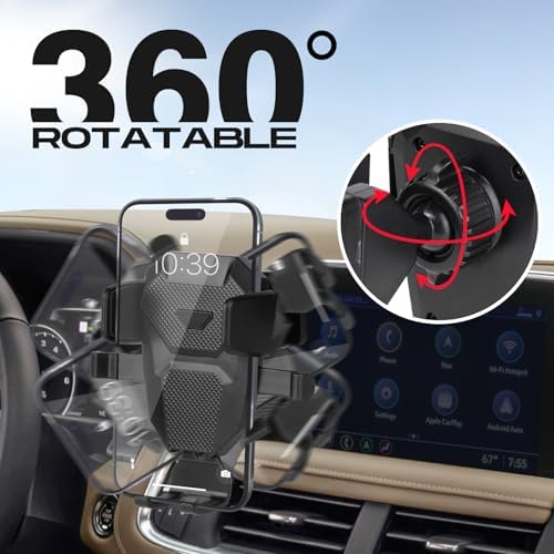 Premium Adjustable Car Phone Holder for Chevrolet Suburban 2021-2024 – Tailored 10.2-Inch Screen Mount for Optimal Hands-Free Use, Ultra-Stable Design Compatible with All Smartphones – Elevate Your Driving Safety and Convenience