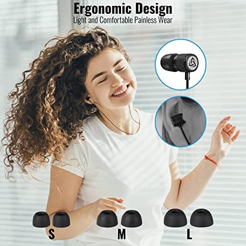 LUDOS Ultra Magnetic USB-C Earbuds for i Phone 16 & Samsung Galaxy – Superior Sound Performance with 5-Year Warranty, Ergonomic Comfort for All-Day Use, Tangle-Free Magnetic Design for Music and Calls – Sleek Black Finish
