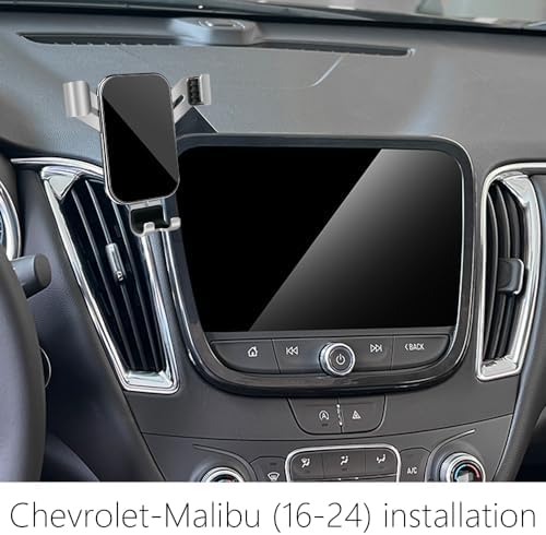 LUNQIN Chevrolet Malibu 2016-2025 Premium Car Phone Holder – Stylish 360-Degree Rotating Smartphone Mount for Enhanced Driving Experience, Quick Tool-Free Installation, and Secure Universal Fit – The Ideal Accessory for Modern Auto Interiors and Safe Navigation