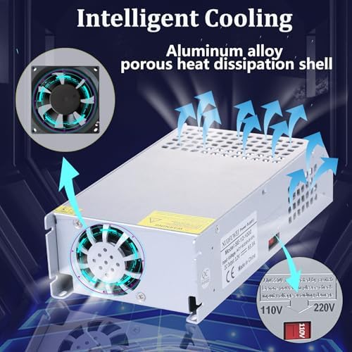 High-Performance 600 W 36 V DC Power Supply Converter – Versatile 110 V AC to 36 V Switching Transformer for Winches, Car Jacks, CCTV Systems & More – Exceptional Reliability with Advanced Safety Features and Compact Design for High-Demand Applications