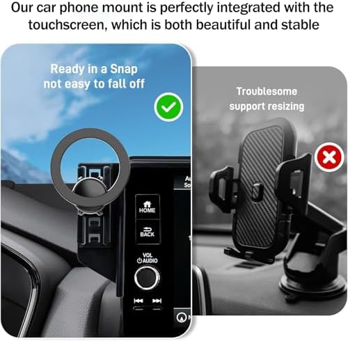 Hesanzol Magnetic Car Phone Mount for Honda CR-V (2017-2022) – Ultimate 5/7-Inch Touchscreen Holder for Effortless Navigation Access and Hands-Free Communication – Must-Have Driving Companion for Enhanced Safety and Convenience