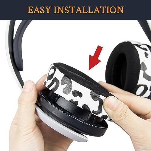 SOULWIT Premium Cooling-Gel Earpads for Sony PS5 Pulse 3 D Wireless Headset – Noise-Isolating Cushions for Enhanced Comfort and Gameplay – Effortless Installation, Sleek Black Design for Ultimate Gaming Experience