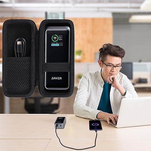 Ultimate Khanka Protective Case for Anker Prime Power Banks – Sleek Golden Waterproof Hard Shell for 12000 m Ah & 20000 m Ah Models, Travel-Ready Accessory with Superior Compatibility and Enhanced Durability