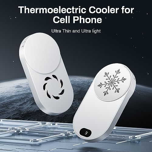 Hamosong Phone Cooler for Gaming, Magnetic Semiconductor iPhone Cooler Cooling Fan, Keep Phone Cool Fan for Phone – Enhanced Compatibility and Speed