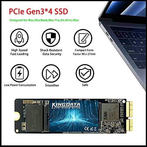Transform Your Mac Book Pro A1708 (2016-2017) with a High-Speed 256 GB NVMe PCIe Gen3 x4 M.2 Internal SSD Upgrade – Experience Unmatched Performance, Lightning-Fast Load Times, and Effortless Multitasking for Enhanced Productivity