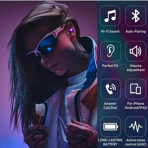 Urbanx Street Buds Plus True Wireless Earbud Headphones for Motorola RAZR HD XT925 – Premium Noise Isolation and Fast Bluetooth Connectivity – Stylish Purple Design with Warranty for Ultimate Audio Enjoyment