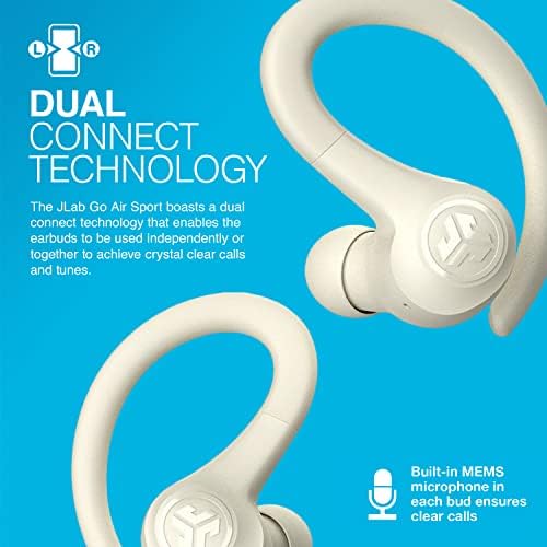 JLab Go Sport+ Wireless Workout Earbuds – Unrivaled 35+ Hour Bluetooth Battery Life, C3 Clear Calling Technology for Distinct Conversations, and Secure Earhook Design for Unyielding Stability During Workouts – Elevate Your Sound Experience with 3 Adjustable EQ Settings and Broad Device Compatibility in Sleek Graphite Finish