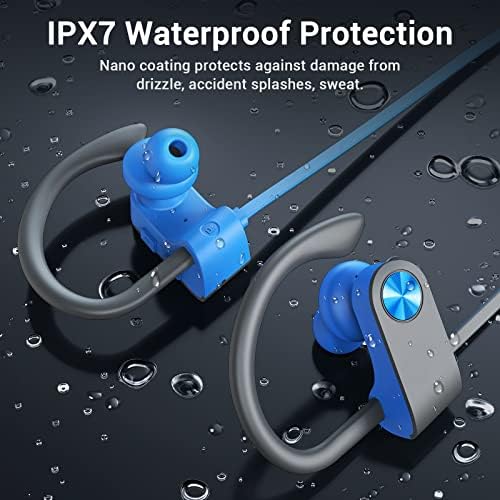 Ultimate Bluetooth 5.3 Waterproof Sports Earbuds – IPX7 Rated, 16-Hour Playtime, Noise Cancelling Mic, and Powerful Hi-Fi Bass for Active Lifestyles – Ideal for Gym and Running Enthusiasts