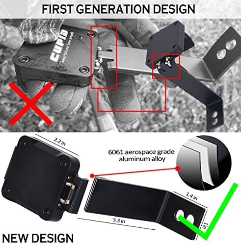 Ultimate Smartphone Camera Bow Mount for i Phone, Samsung, Go Pro – Quick-Release, Adjustable, and Lightweight for Seamless Outdoor Filming and Photography Adventures