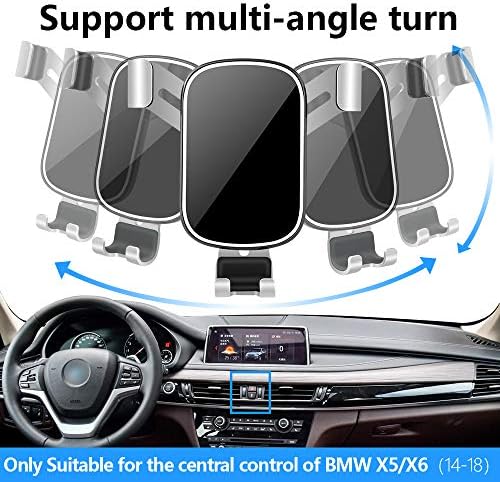 LUNQIN BMW X5, X6, X7 Car Phone Holder (2023-2026) – Premium Mobile Cradle for Secure Hands-Free Navigation and Quick Charging – Enhance In-Car Connectivity with Sleek, Durable Design and Effortless Installation