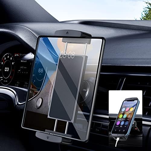Universal Z Fold 7 Car Mount with 360-Degree Swivel – Ultimate Hands-Free Solution for Galaxy Z Fold, i Pad Mini, and i Phone 16-12 Pro Max – Innovative No Block Vent Design for Uninterrupted Airflow – Secure Grip for Optimal Device Safety – Compatible with Samsung S25 Ultra and More – Effortless Installation for Everyday Convenience – Durable Construction for Long-Lasting Use – Perfect for Navigation, Calls, and Streaming on the Go