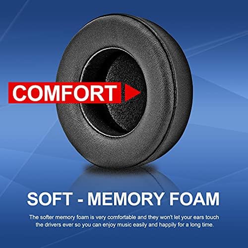 Virtuoso XT Memory Foam Ear Pad Replacement for RGB Wireless SE XT Headset – Superior Comfort, Enhanced Sound Isolation, and Long-lasting Durability (Black) – Perfect Fit for Gamers and Audiophiles