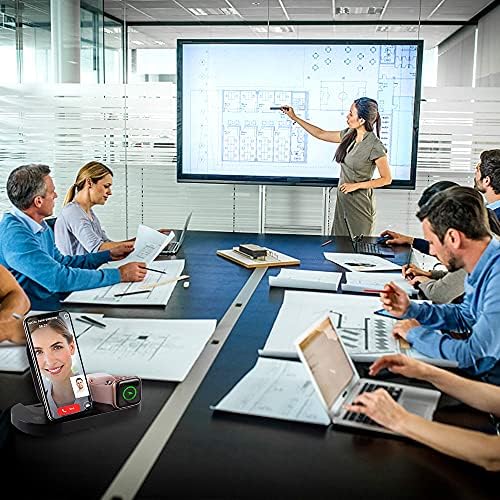 Ultimate 3-in-1 Qi-Certified Wireless Charging Station for i Phone, Apple Watch & Air Pods – Fast, Efficient & Tangle-Free Multi-Device Charger for Home and Office Convenience, Enhance Your Charging Experience with Sleek Design and Safety Features