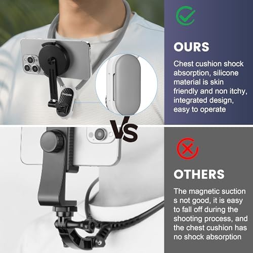 Magnetic Neck Phone Holder in Stylish Grey – Hands-Free Mobile Accessory for Active Lifestyles and Seamless Communication Experience the ultimate in convenience with our Magnetic Neck Phone Holder, designed in a contemporary grey that complements any outfit. This innovative accessory provides unparalleled hands-free access to your smartphone, making it perfect for workouts, errands, or relaxing at home. With exceptional compatibility across various phone models, the robust magnetic grip ensures your device stays secure, while the adjustable neck strap offers tailored comfort for every user. Lightweight and portable, this holder allows you to access calls, navigation, and media effortlessly without the need to dig through your bag. Engineered from high-quality materials for durability, it maintains its sleek appearance with minimal upkeep. Elevate your mobile accessory collection with this essential neck phone holder that merges style with practicality, empowering you to communicate freely no matter where life leads you.