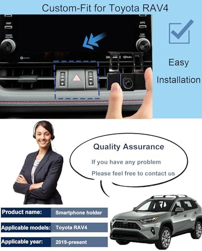 Transform Your Driving Experience with the 2024 Toyota RAV4 Magnetic Phone Holder – Essential Dashboard Mount for 2019-2024 Models, Promoting Safe Hands-Free Navigation and Effortless Smartphone Access – Installs in Seconds with a Sleek Aesthetic to Enhance Your Interior and Driving Safety