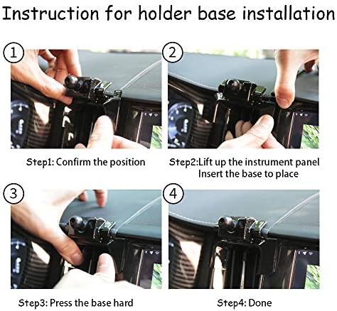 Volvo XC60 Car Phone Holder (2018-2025) – Premium Gravity Cradle for Seamless Smartphone Access, Enhanced Stability & Adjustable Viewing Angles – Perfect for Hands-Free Navigation and Charging – Ideal Auto Interior Accessory for XC-60 Hybrid Enthusiasts