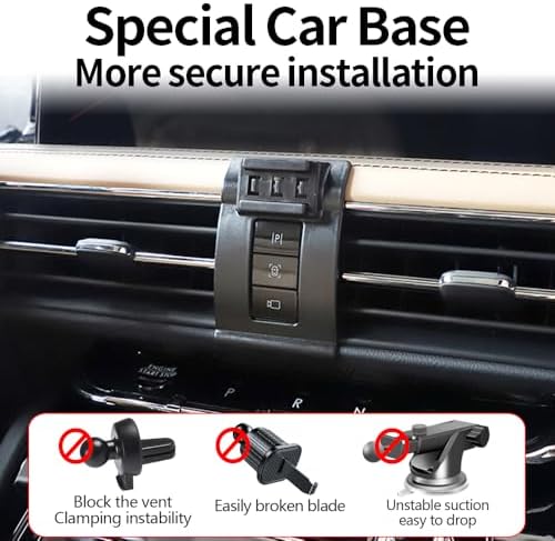 Premium 360-Degree Rotating Car Phone Holder for Lincoln Corsair 2020-2025 – Secure Dashboard Mount for Ultimate Navigation Convenience & Enhanced Connectivity – Easy Installation, Non-Slip Design, Perfect Fit for SUV Accessories