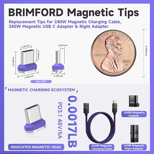 Ultimate 240 W USB-C to USB-C Fast Charger Cable – 3.9 ft Nylon Braided with Magnetic Connector, PD3.1 Support for Galaxy S24, i Phone 15, Mac Book, Quest 2 – High-Speed Charging & Data Transfer Solution for Effortless Connectivity