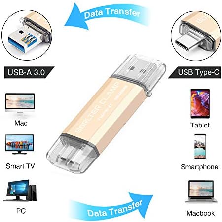 High-Speed 512 GB Dual Port USB 3.0 Type C Flash Drive – Versatile OTG Memory Stick for Android Smartphones & PCs, Compatible with Samsung Galaxy S10/S9/S8/Note 9, LG, Google Pixel – Compact & Stylish Red Design for Effortless File Transfers