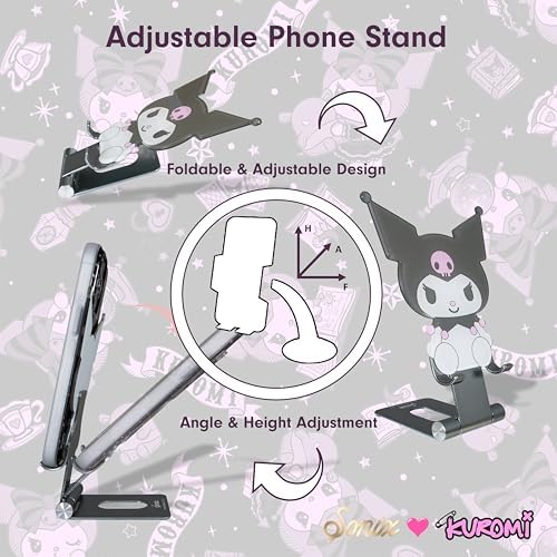 Sonix x Sanrio Character Phone Stand | Adjustable Cell Phone Holder, Desk Stand, Dock | Hello Kitty Classic – Enhanced Compatibility and Speed
