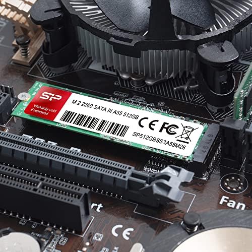 Elevate Your Computing with Silicon Power 512 GB A55 M.2 SATA III SSD – Ultra-Fast Storage for Gamers and Creators, Unmatched Compatibility & Performance Boost for Any Device