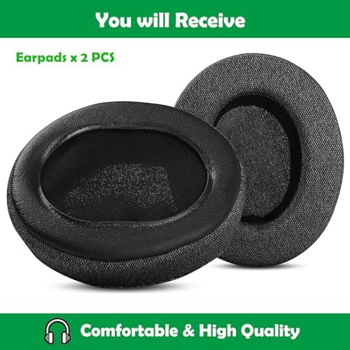 Upgrade Your Gaming Comfort with Premium Breathable Earpads for Steelseries Arctis Headsets – Ideal for Arctis 3, 5, 7, 9 & Pro Wireless Models – High-Density Foam Cushions for Optimal Sound Isolation and Extended Gameplay Sessions – Easy Installation for Ultimate Headset Enhancement
