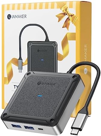 Transform Your Connectivity with the Ultimate 6 in 1 USB C Hub – 100 W Power Delivery, 4 K HDMI, Ethernet, and Dual USB 3.0 Ports for Unmatched Speed and Versatility – Perfect for Gamers, Professionals, and On-the-Go Users!