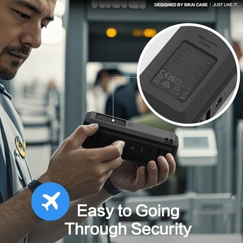 Custom-Fit Silicone Case for Anker 737 Power Bank (24,000 m Ah) – Premium Dustproof Protector with 1/4-Inch Nut Hole, SD/SIM Card Storage & Detachable Handle for Ultimate Portability – Stylish and Practical Travel Companion for Enhanced Accessibility and Grip