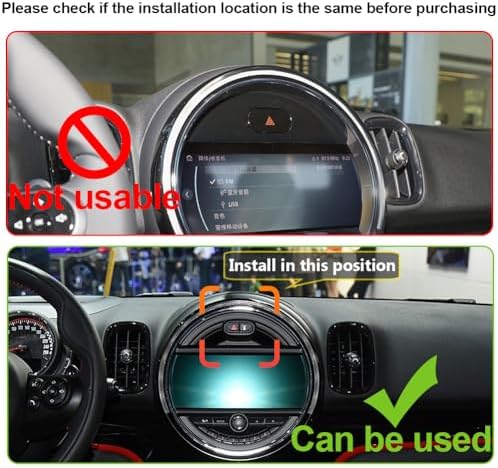 Car Phone Holder for BMW MINI Cooper Auto Accessories [Only for 2007-2013 MINI Cooper] [Auto Lock Hands Free Cell Phone Mount Car fits for iPhone & All Smartphones] – Enhanced Compatibility and Speed