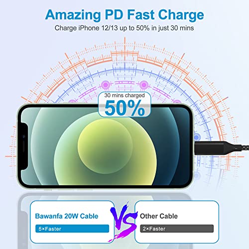 Revolutionize Your Charging Routine with the 26 FT Extra Long i Phone 13 USB-C to Lightning Cable – MFi Certified for Fast Power Delivery, Ideal for i Phone 13 Pro, 12 Pro Max, 11, and More – Durable Nylon Braided Design for Tangle-Free Convenience and Enhanced Compatibility