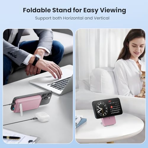 Advanced Magnetic Wireless Power Bank – 10800 m Ah Portable Charger with Foldable Stand, LED Battery Indicator, and 25 W Fast Charging for i Phone 16/15/14/13/12 Pro/Pro Max/Plus – Ultimate Compatibility and Convenience