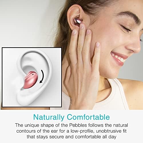 MEE audio Pebbles True Wireless Earbuds – Ultra-Light Bluetooth 5.3 Headphones with Noise-Cancelling Microphone for Sports, Gaming, and Workouts – Sleek Sapphire Design for Unmatched Comfort and Connectivity